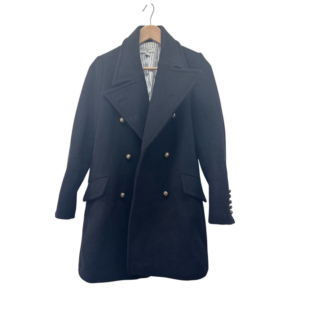 Nili Lotan x Target Women’s Wool Coat Double Breasted Black XS